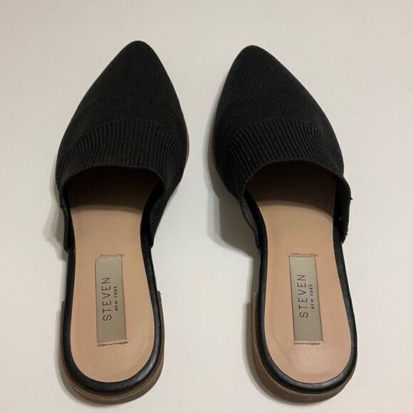 Steven New York Valdez Knit Mule, Black. 7 - Picture 2 of 8